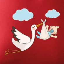 Bocian čakáme bábätko - chlapec