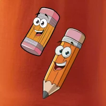 Parové tričko - Ceruzka a guma