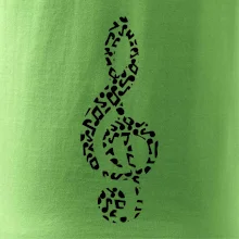 Husľový kľúč z nôt