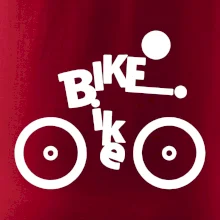 Bike nápis postava