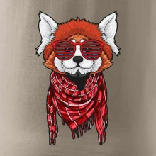 Červená panda hipster