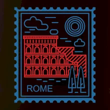 Rím známka jednoduchá