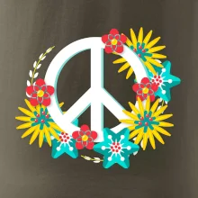 Peace symbol abstraktný