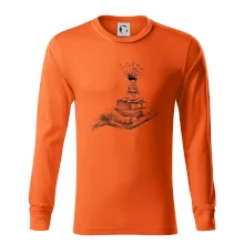 Čitateľ - ruka kreslená Čitateľ - ruka kreslená