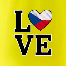 Love Česká vlajka