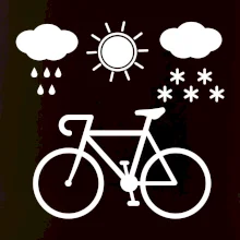 Cyklista za každého počasia