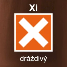 Xi Dráždivý - Výstražná tabuľka na tričku