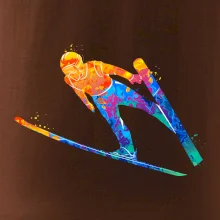 Skokan na lyžiach splash