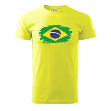 Brazília vlajka štetkou