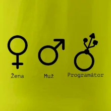 Muž žena programátor