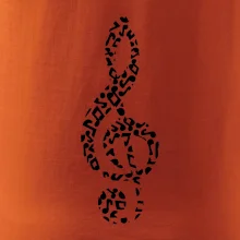 Husľový kľúč z nôt