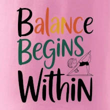 Balance begins within