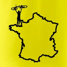 Cyklistka nad Francií