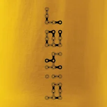 Biker nápis na výšku reťaz