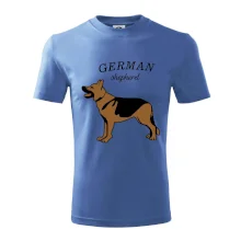 Nemecký ovčiak - hnedý s nápisom