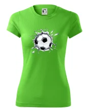 Futbalová lopta v triku