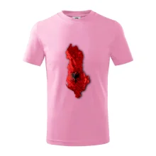 Mapa Albánsko reliéf hôr