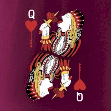 Srdcová Kráľovná kreslená (Pecka Design) Srdcová Kráľovná kreslená (Pecka Design)