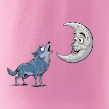 Parové tričko - Vlk a mesiac