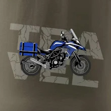 Cestovná enduro modrá