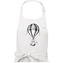 Teplovzdušný balón kreslený