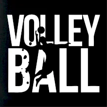 Volleyball nápis Volleyball nápis
