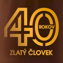 40 rokov zlatý človek