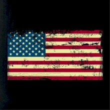 Americká vlajka stará