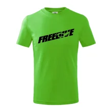 Freedive - nápis s potápačom