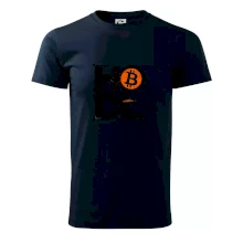 Hodl velký nápis a logo BTC