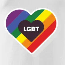 LGBT srdce dúhové