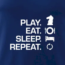 Eat sleep play - šach