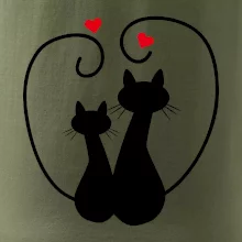 Mačky - Zamilovaný pár Mačky - Zamilovaný pár