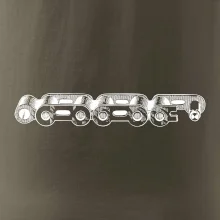 Cyklistická reťaz nákres