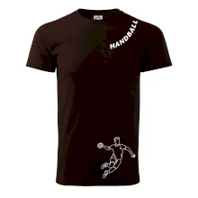 Handball nápis šikmo