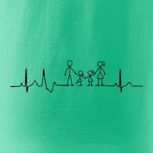 EKG rodina a dievča a chlapec