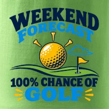 Weekend forecast golfové počasí