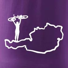 Cyklistka - Mapa Rakúska