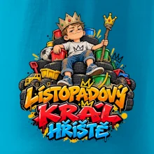 Listopadový král dětského hřiště na trůnu