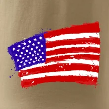 Americká vlajka ohnutá Americká vlajka ohnutá