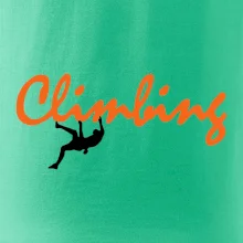 Climbing písací text Climbing písací text