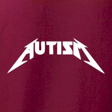 Autism rock nápis