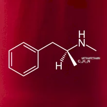 Molekulárna štruktúra pervitín Molekulárna štruktúra pervitín