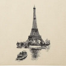 Eiffelovka s loďkou