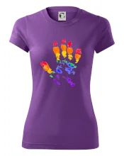 LGBT hand print