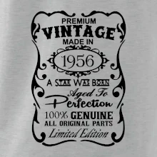 Vintage Etiketa - 1956