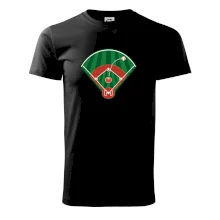 Baseballové hřiště z ptačí perspektivy