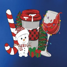 Vianoce, víno a snehuliak