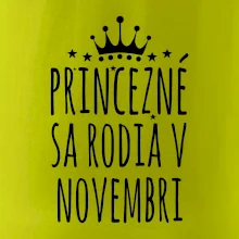 Princezné sa rodia v novembri
