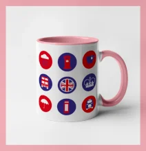 Anglicko symboly v kruhoch